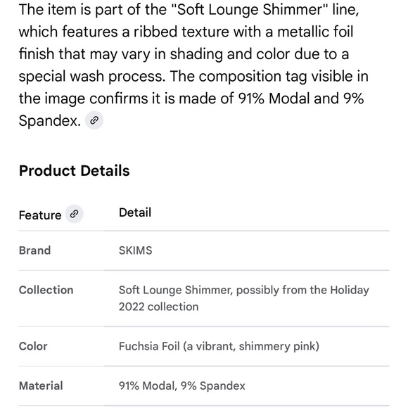 SKIMS Fuchsia Ribbed Maxi Racerback Dress - Picture 3 of 6